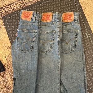 Levi’s brand boys size 10 adjustable waist blue jeans